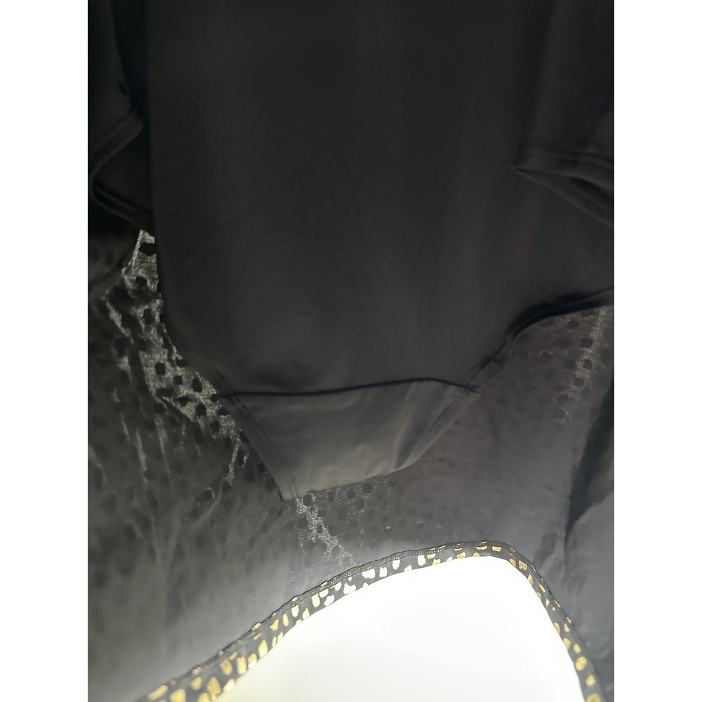 Swimsuits For All Retro Swim Dress Black Gold Foil Tummy Control UPF Plus Sz 22 - Picture 9 of 12